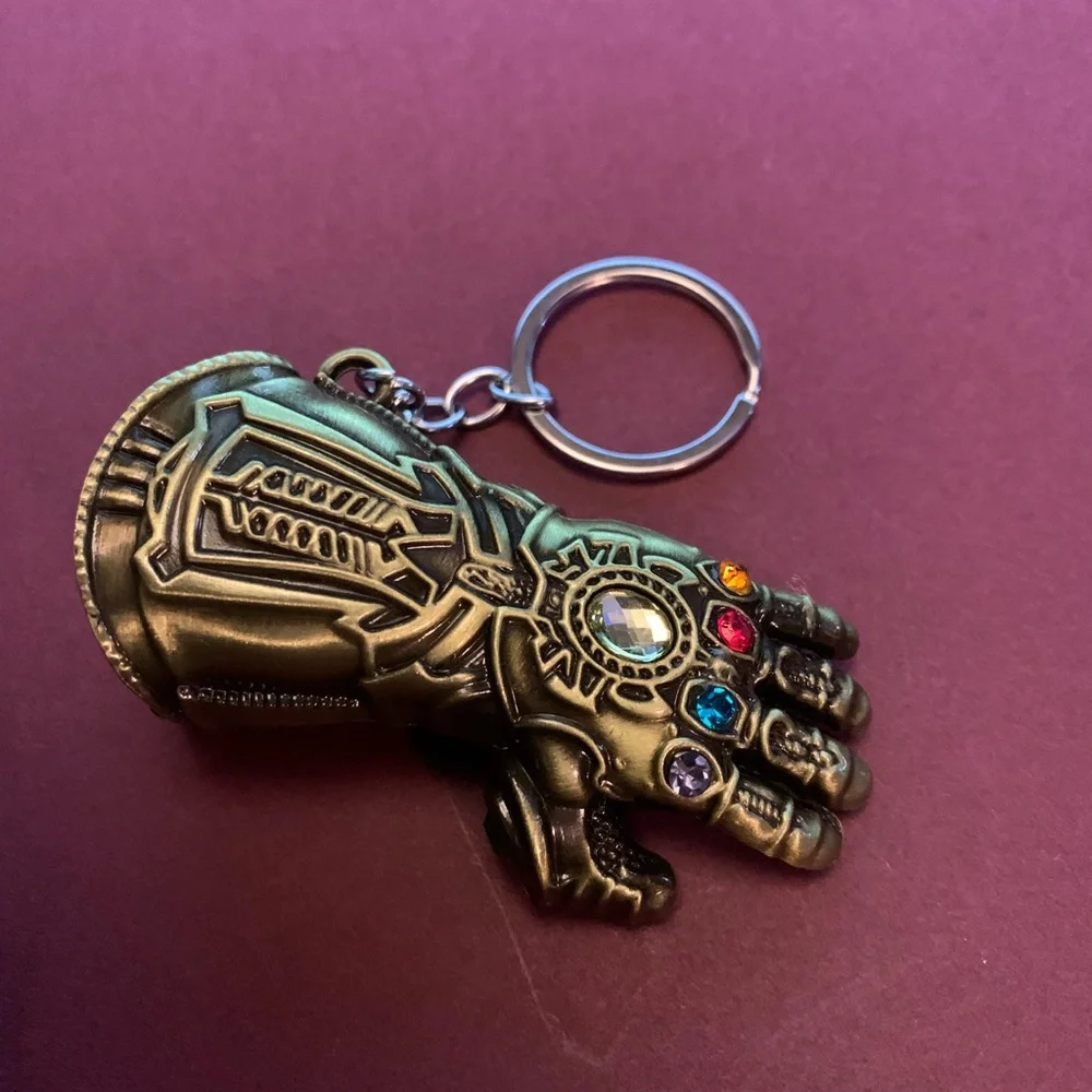 Thanos infinity stone key chain